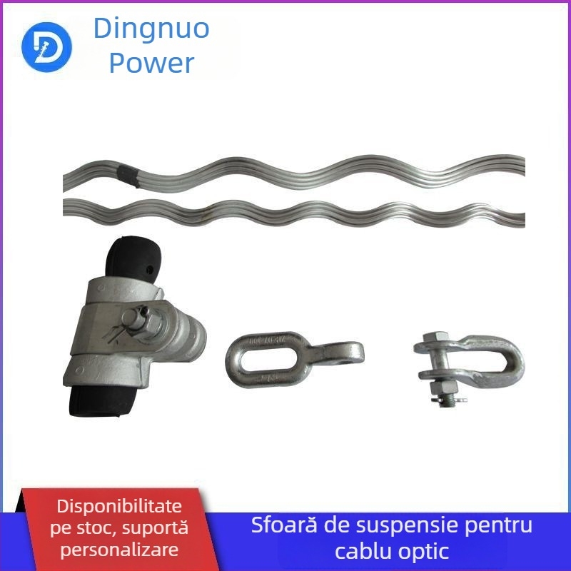 OPGW clemă de suspensie pentru cablu optic pre-torsionat, accesorii pentru cabluri de energie și comunicații, cleme de suspensie simple și duble