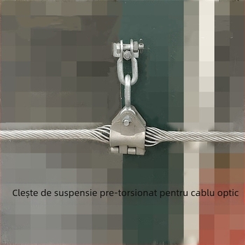 Fitinguri pentru cablu OPGW, clemă de suspensie preînvârtită ADSS/OPGW