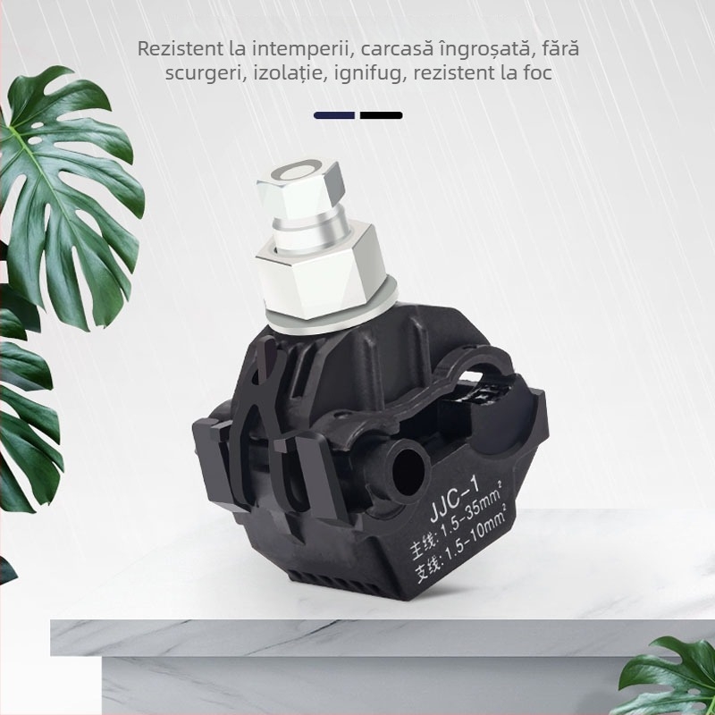Bloc terminal tip Amp pentru cabluri de joasă tensiune, ramificator de cabluri impermeabil, clemă izolată cu înțepare, accesorii electrice