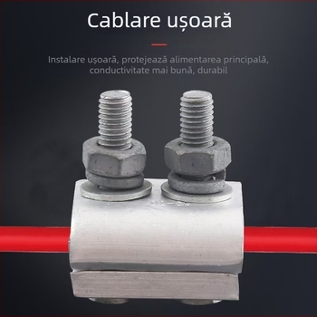 Clema de cablu cupru-aluminiu pentru tranziție, impermeabilă, canal pentru cabluri