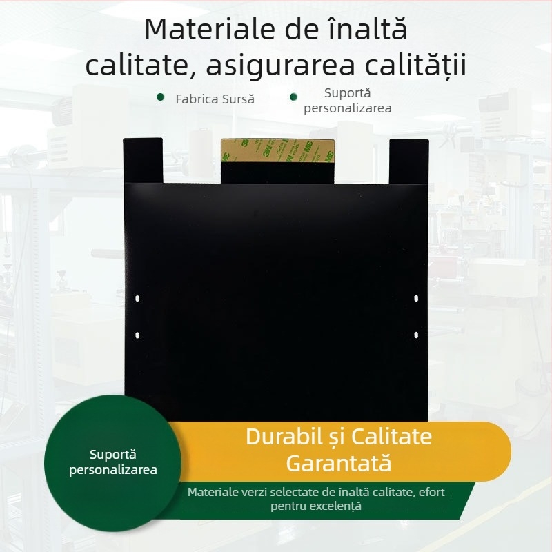 BPJM PP negru, garnitură izolantă autoadezivă din PP, rezistentă la foc 94V-0, până la 160°C