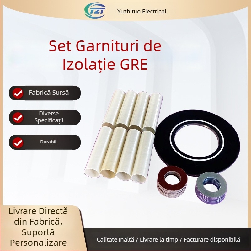 Set garnituri izolante pentru flanșă GRE/PTFE pentru tensiune înaltă și joasă