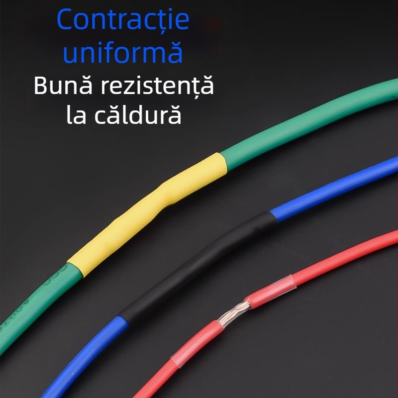 Tub termocontractibil pentru cabluri și date — manșon flexibil, colorat, protecție, sudură la cald, 3×