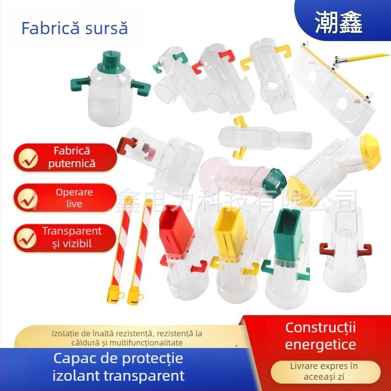 Capac de protecție exterior pentru transformator de 10 kV – transparent, izolație rigidă