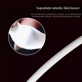 Tub din silicon personalizat în fabrică, cu strat interior din cauciuc și înveliș exterior din fibră de sticlă, rezistență la temperaturi înalte, ignifug, 2,5 kV