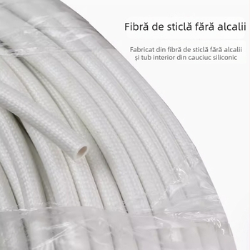 Tub din silicon personalizat în fabrică, cu strat interior din cauciuc și înveliș exterior din fibră de sticlă, rezistență la temperaturi înalte, ignifug, 2,5 kV