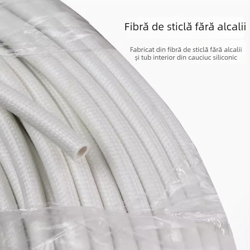 Tub din silicon personalizat în fabrică, cu strat interior din cauciuc și înveliș exterior din fibră de sticlă, rezistență la temperaturi înalte, ignifug, 2,5 kV