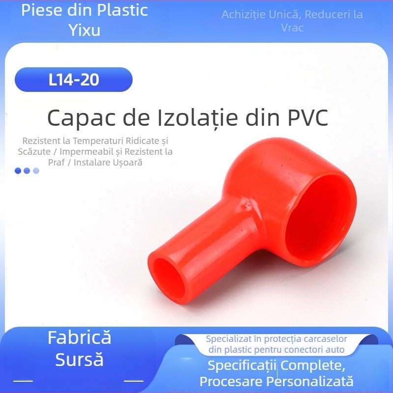 L14-20 Țeavă PVC – protecție pentru terminalele bateriei, capac izolant pentru polarități pozitive și negative