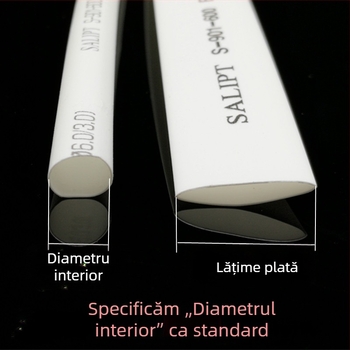Sanlian tub termoretractibil de 2 mm, EVA ecologic, izolație neagră