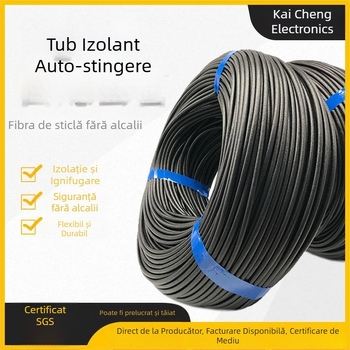 Tub din fibră de sticlă, rezistent la 1500V, cu un înveliș izolant pentru temperaturi ridicate și izolație autoextinsă