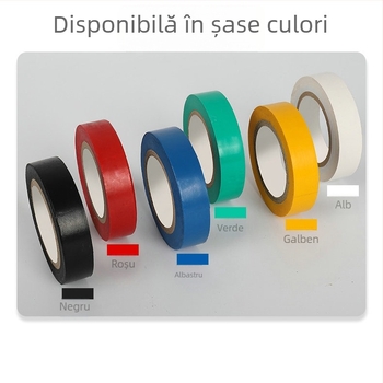 Bandă izolatoare PVC 3M – rezistentă la foc, impermeabilă, pentru electricitate