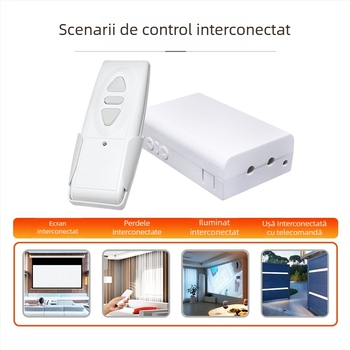 TP-03/458 Controler fără fir pentru perdea, telecomandă pentru ridicarea perdelei și suport pentru proiector
