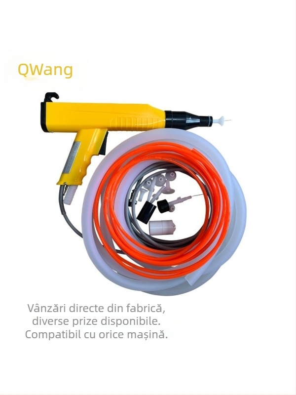 Pistol electrostatic KCI, pulverizator pentru vopsea pudră, pistol electrostatic cu pulverizare încorporat, accesorii pentru pulverizare electrostatică