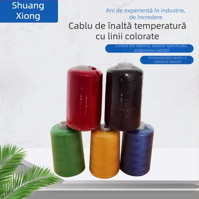 Cablu pentru temperaturi înalte, cod de culoare pentru audio/video, cablu cu cinci culori, materiale și accesorii pentru instalații electrice