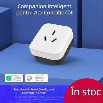 Priză inteligentă 16A cu Wi-Fi pentru aer condiționat, control de la distanță, temporizare și monitorizare a energiei