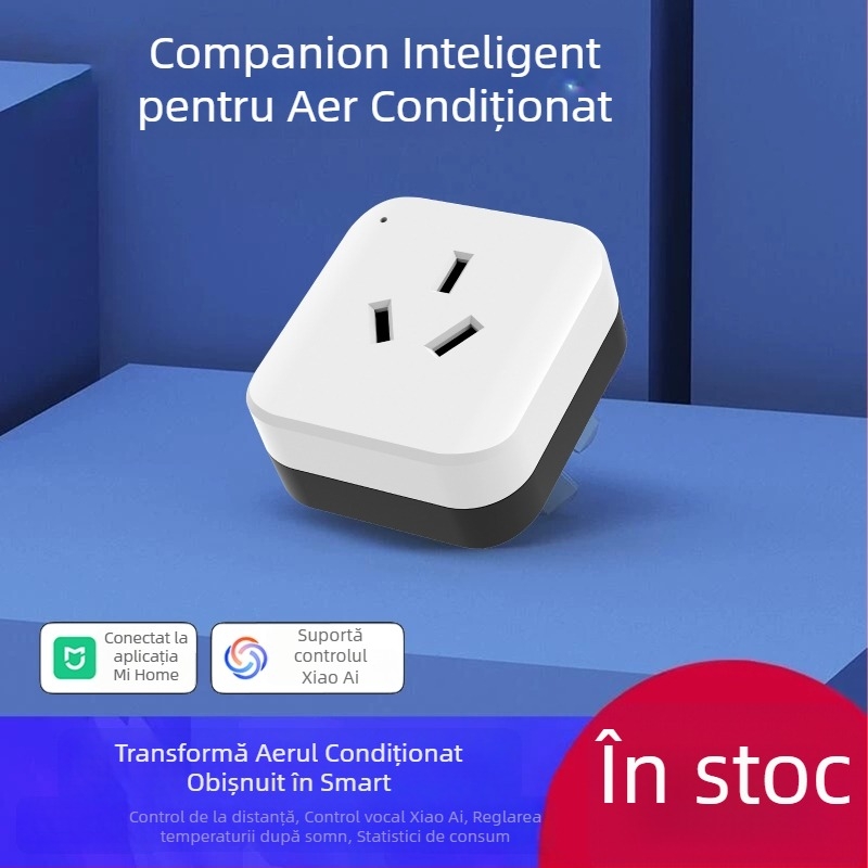 Priză inteligentă 16A cu Wi-Fi pentru aer condiționat, control de la distanță, temporizare și monitorizare a energiei