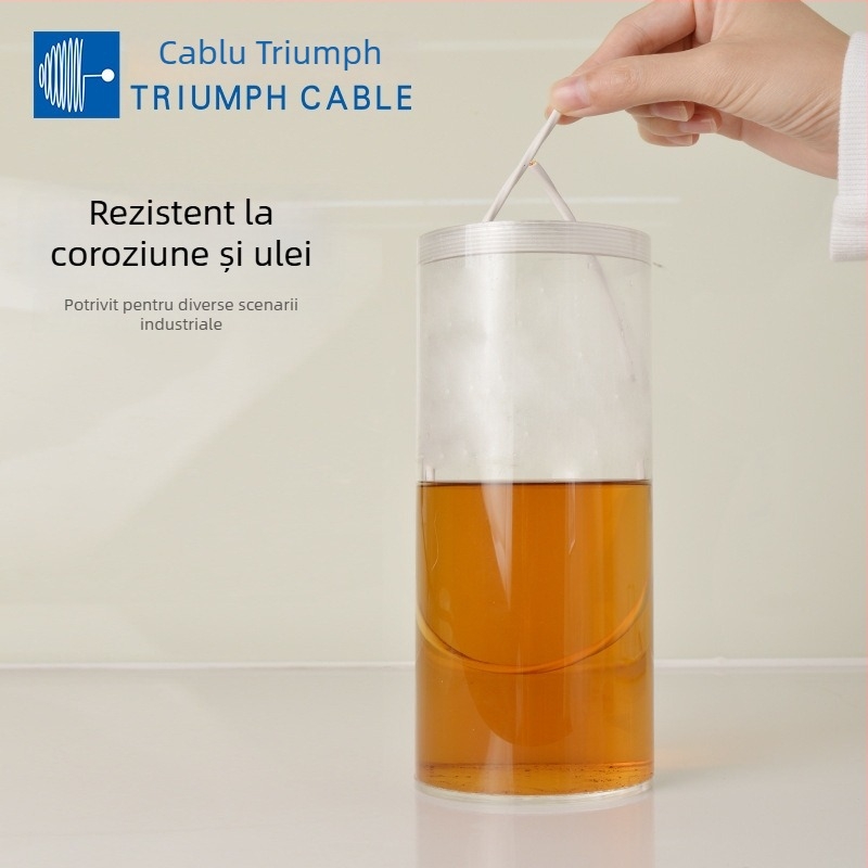 Cablu izolat cu FEP și înveliș exterior FEP, 600V, AFF4×0,2 mm