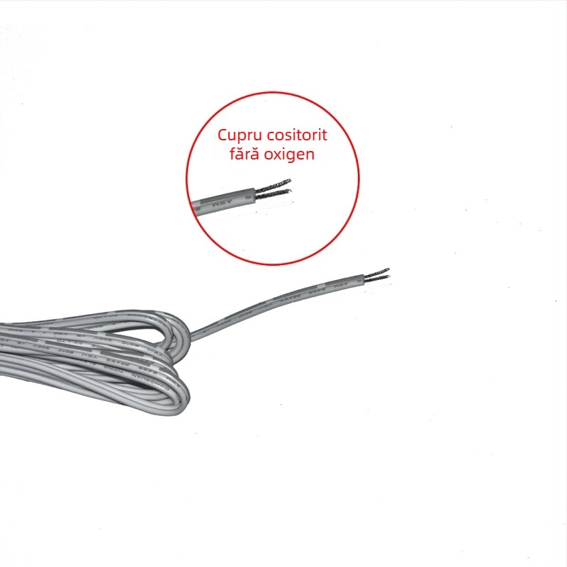 Cablu de cablare LED cu conectori DuPont de 2,54 mm, pentru iluminat în dulap și garderobă, cablu de extindere pentru bandă LED, 2 pini masculin și feminin, cupru pur