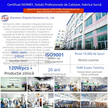 Cablu ecranat personalizat pentru semnale de difuzor, cablu multicore cu înveliș PVC 1533/2464/2851/1185