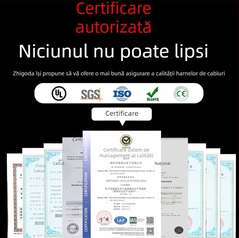 Cablu ecranat personalizat pentru semnale de difuzor, cablu multicore cu înveliș PVC 1533/2464/2851/1185
