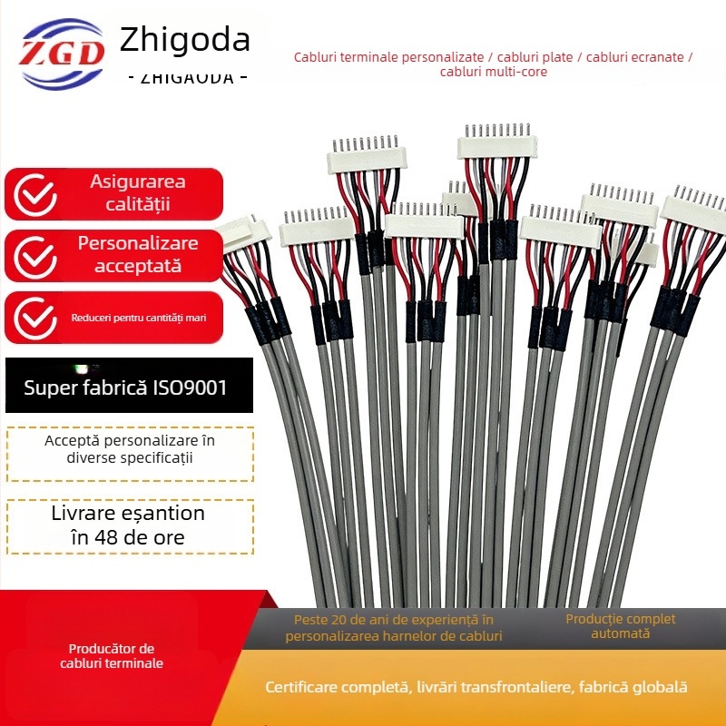 Cablu ecranat personalizat pentru semnale de difuzor, cablu multicore cu înveliș PVC 1533/2464/2851/1185