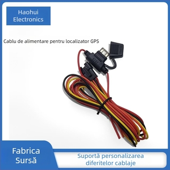Cablu de alimentare extins pentru GPS tracker SM4, 4 conductori, pentru vehicule