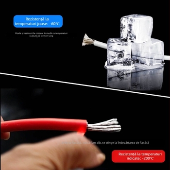 Fire jumper din silicon, rezistente la temperaturi înalte, 10–18 AWG, ansamblu de cabluri pentru baterii Li-ion