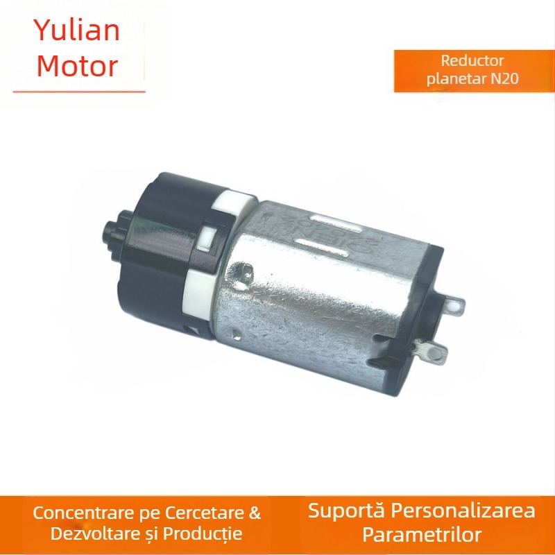 Motor planetar micro N20 pentru ondulator de păr, cu zgomot redus, cutie de viteze cu blocare prin amprentă, motor DC