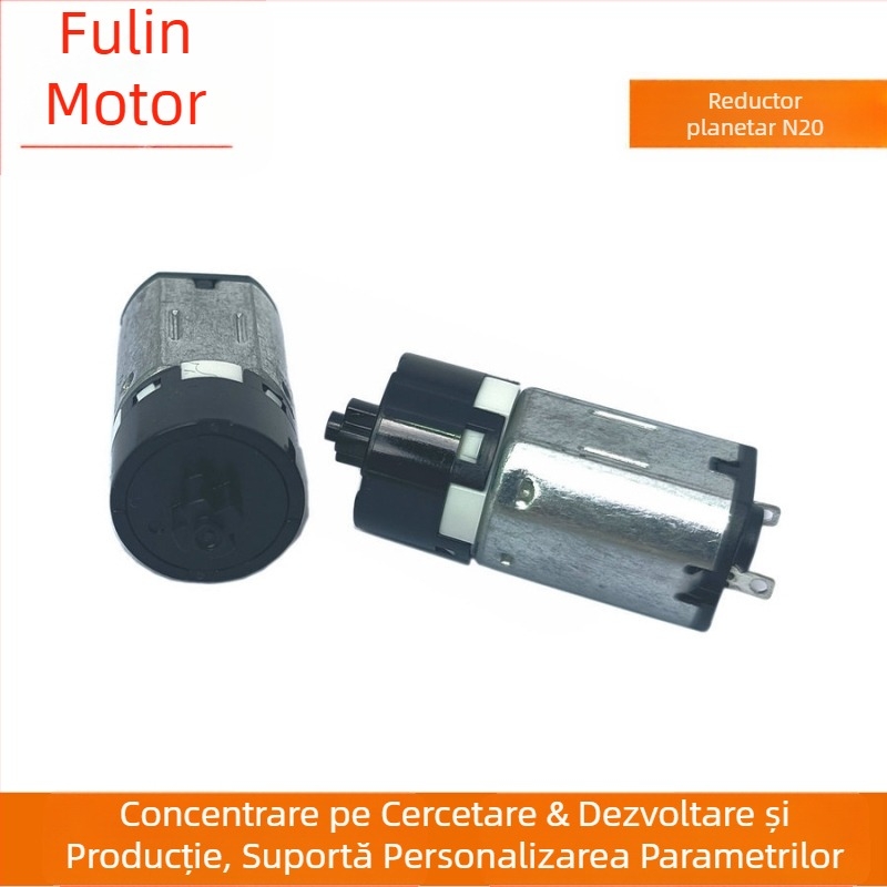 Motor planetar micro N20 pentru ondulator de păr, cu zgomot redus, cutie de viteze cu blocare prin amprentă, motor DC