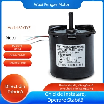 60KTYZ motor sincron cu cuplu înalt, 220V, reductor cu dinți, micro motor cu magnet permanent
