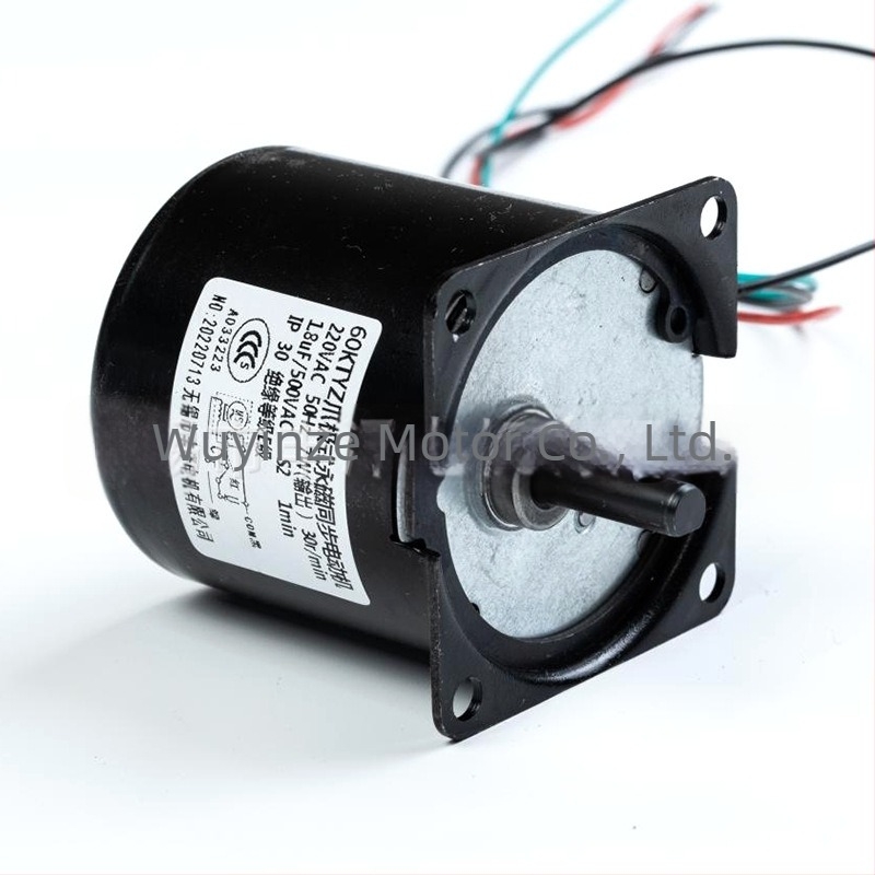60KTYZ motor sincron cu cuplu înalt, 220V, reductor cu dinți, micro motor cu magnet permanent