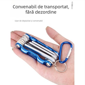 Deer Fairy Set chei hexagonale pliante, multifuncțional, cu biți hexagonali și șurubelniță Torx