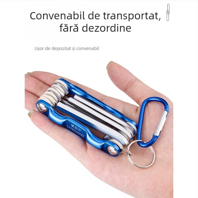 Deer Fairy Set chei hexagonale pliante, multifuncțional, cu biți hexagonali și șurubelniță Torx