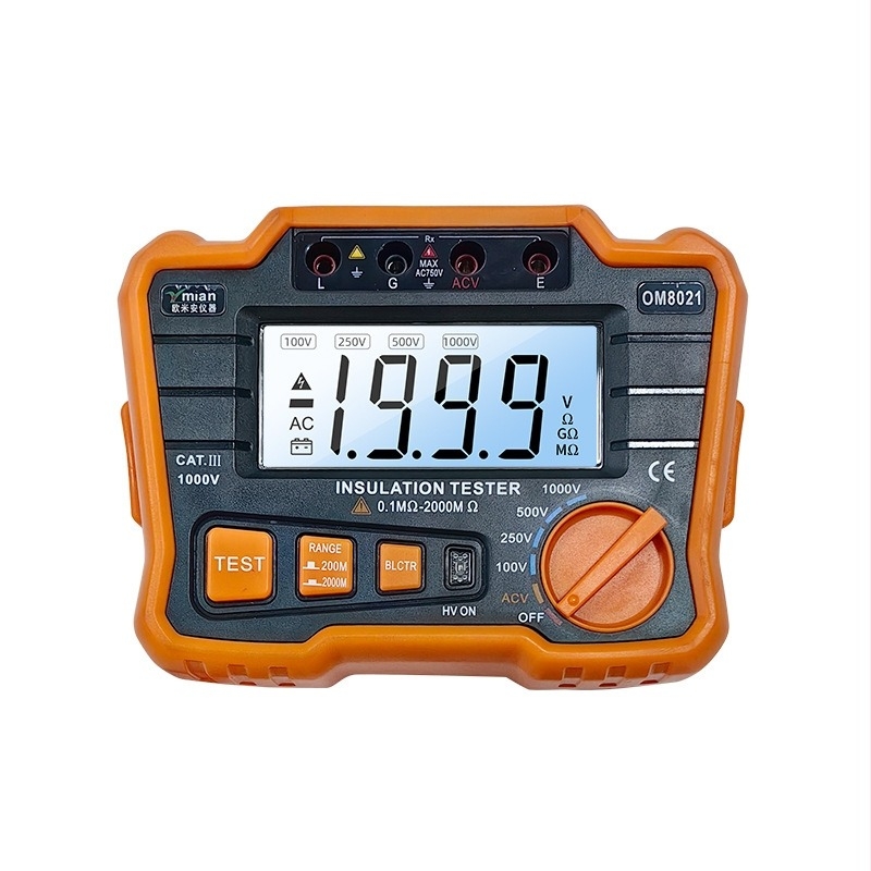 Tester de rezistență la izolație cu afișaj digital, 5000V, pentru electricieni profesioniști