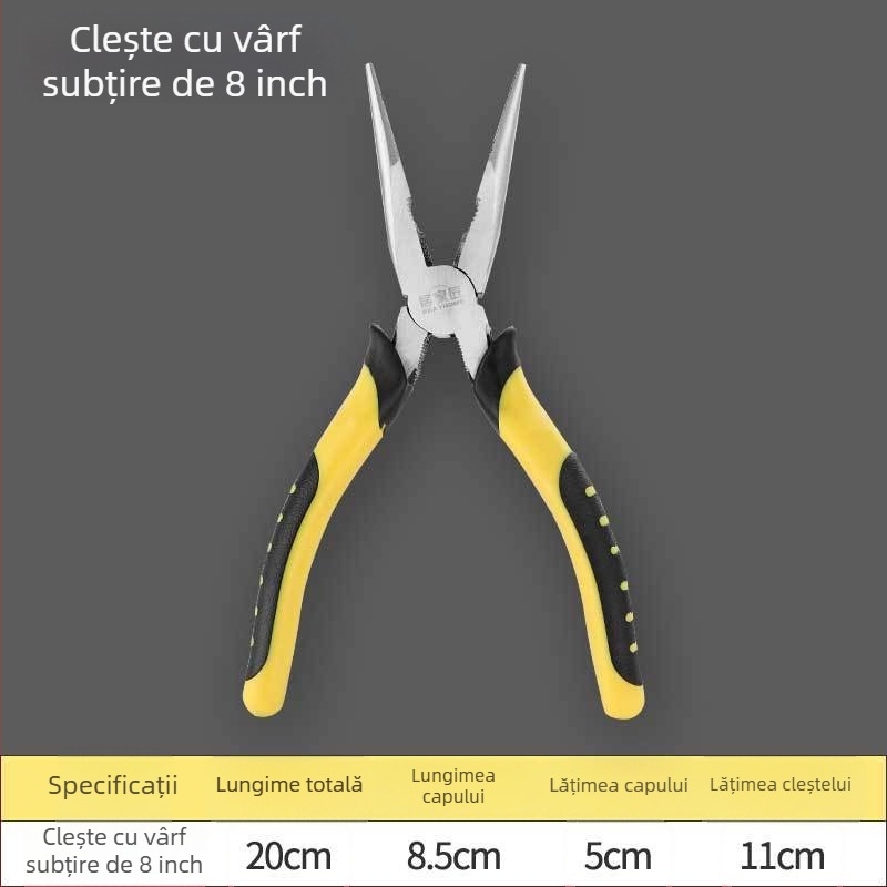 Clește industrial în stil japonez – clește multifuncțional pentru cabluri, clește cu vârf subțire, tăietor de cabluri electrice, unelte metalice
