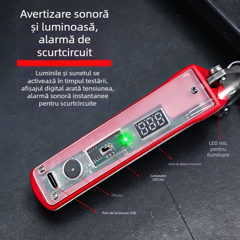 Clește cu afișaj digital, multifuncțional pentru dezizolarea și îndoirea cablurilor, din oțel inoxidabil, clește pentru crimpare, răsucire și despărțire a conductorilor, clește electric industrial îngroșat
