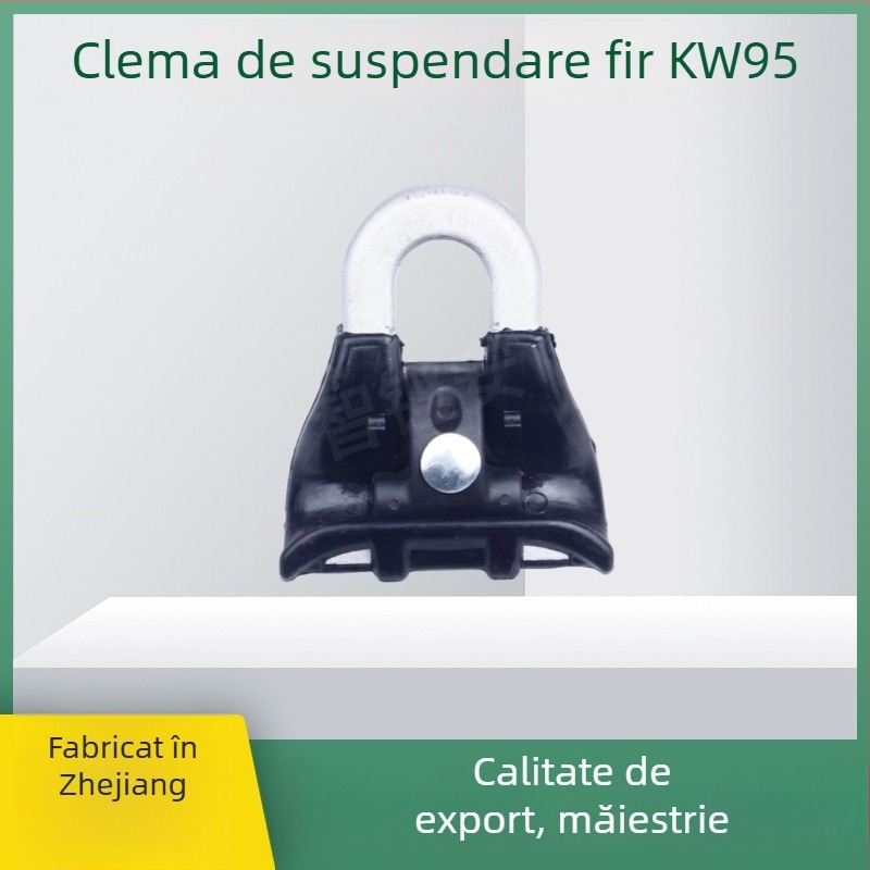 Zhikeng’an Clemă pentru cabluri suspendate 16–95, pentru cabluri aeriene izolate și fibre optice, din aliaj de aluminiu