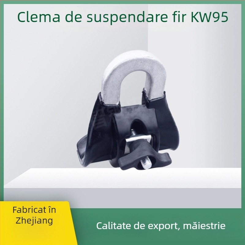 Zhikeng’an Clemă pentru cabluri suspendate 16–95, pentru cabluri aeriene izolate și fibre optice, din aliaj de aluminiu