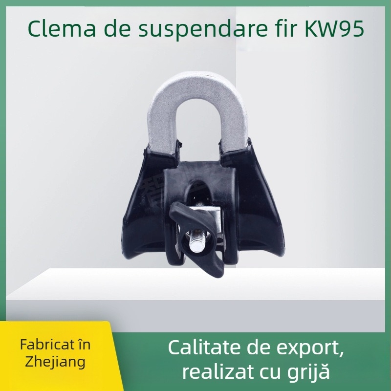 Zhikeng’an Clemă pentru cabluri suspendate 16–95, pentru cabluri aeriene izolate și fibre optice, din aliaj de aluminiu