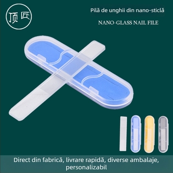 Pila de unghii din sticlă nano și bandă de lustruire pentru manichiură