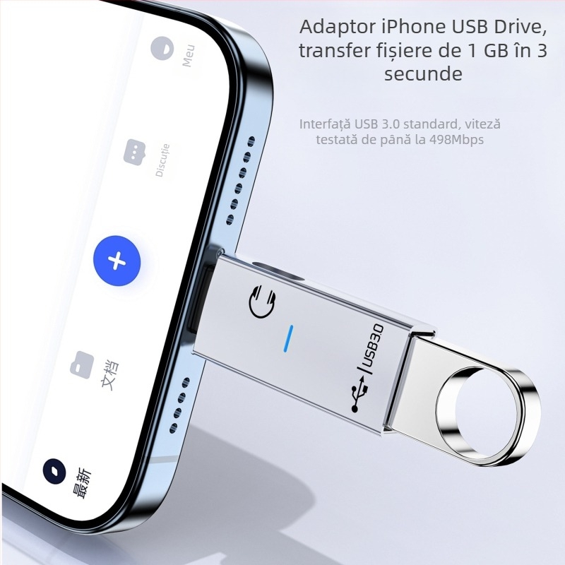 Model privat Apple adaptor USB 3.0 Type-C pentru căști, convertor de date 2 în 1