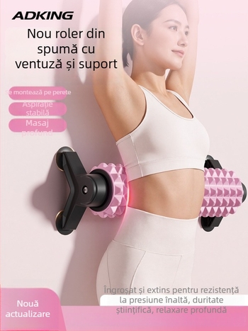 Suport cu ventuze, rolă de spumă pentru relaxare musculară, masaj profesional, tonifierea picioarelor, echipament de fitness și yoga cu rolă