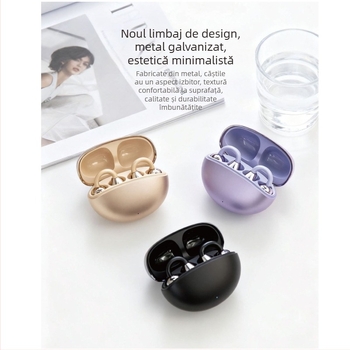 Căști cu conducție osoasă, clip pentru ureche, Bluetooth, stereo, fără fir CA-158