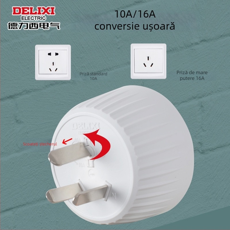 Delixi Electric detector de fază, tester de tensiune, tester pentru scurgeri în priză, detector electric cu afișaj digital, priză de test