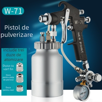 Puyuan SGD-71 pistol de pulverizare vopsea, efect mătase, finisaje prin puncte și trasări de fir