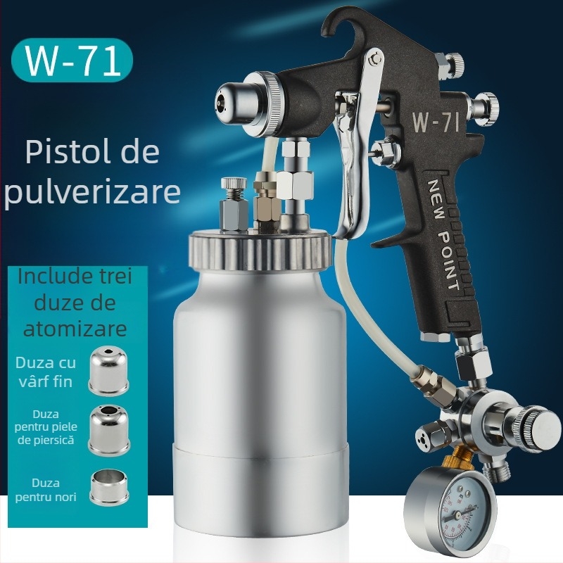 Puyuan SGD-71 pistol de pulverizare vopsea, efect mătase, finisaje prin puncte și trasări de fir