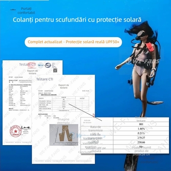 Șosete de scufundări pentru femei UPF50+ protecție UV