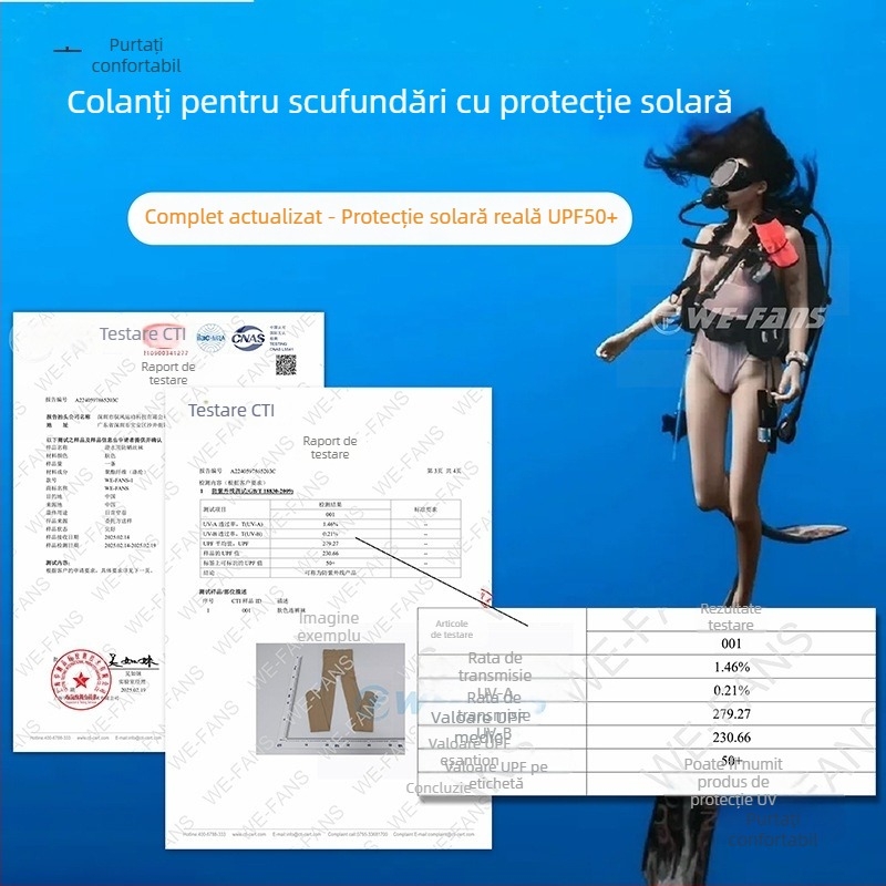 Șosete de scufundări pentru femei UPF50+ protecție UV