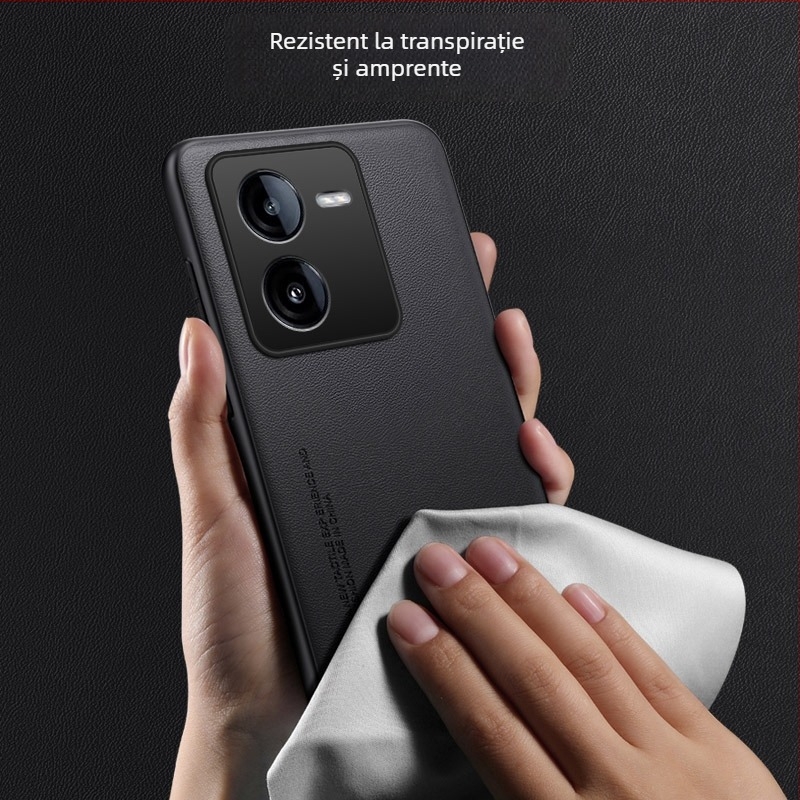 Husă de telefon iQOO Z9 Turbo, din silicon, finisaj mat, protecție anti-cadere