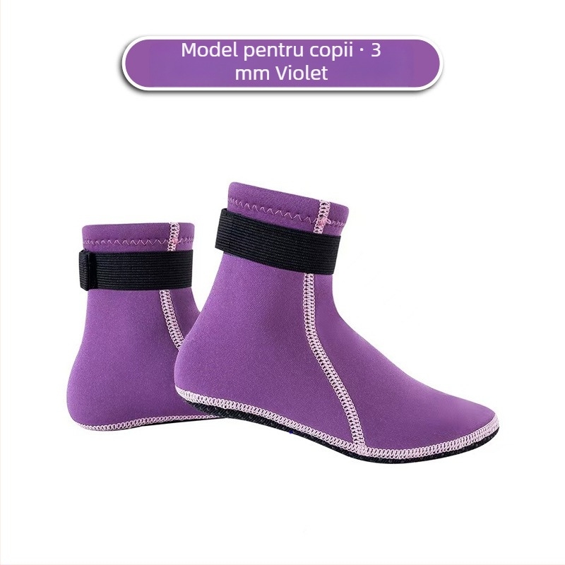 Șosete de scufundare unisex, neopren gros pentru vară, uscare rapidă, antiderapante, protecție împotriva zgârieturilor, pentru surfing și înot
